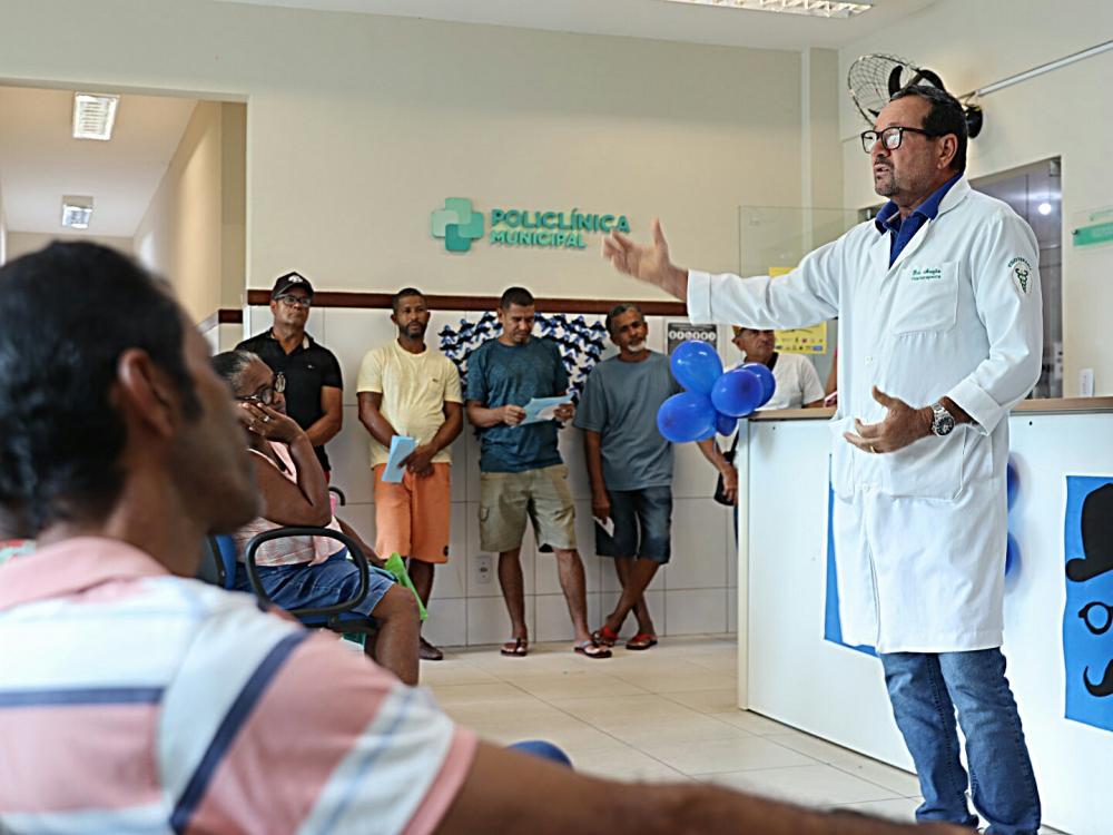 Policlínica promove bate-papo sobre a saúde do homem