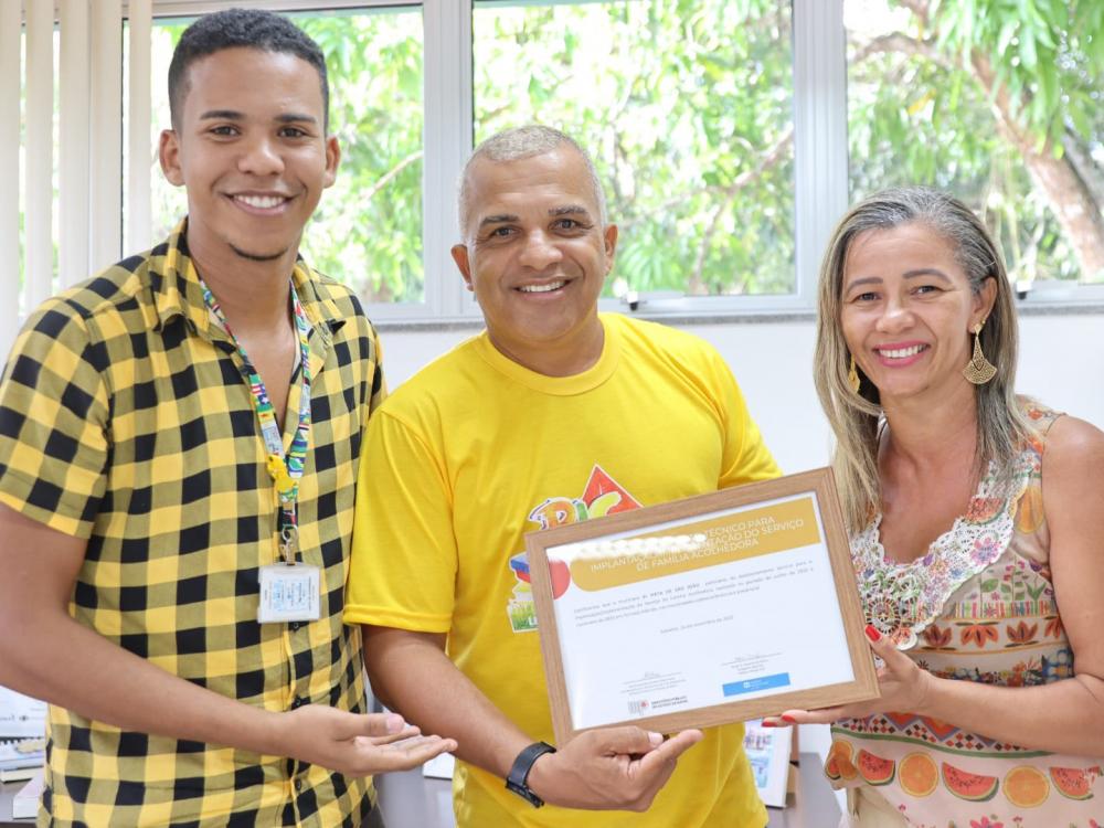 Mata de São João recebe certificação do MPBA por implantação do Serviço de Família Acolhedora