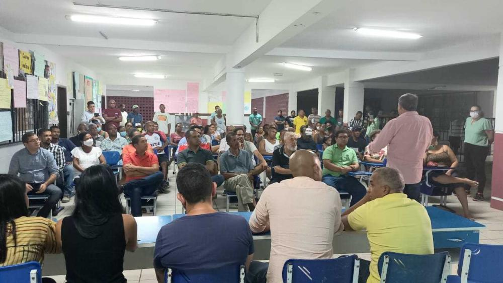 Novo projeto urbanístico de Malhadas é discutido com moradores.