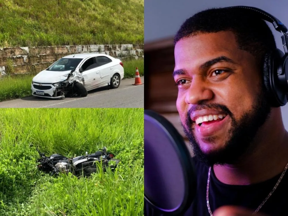 Colisão na rodovia BA-093 deixa locutor Cláudio Teixeira gravemente ferido
