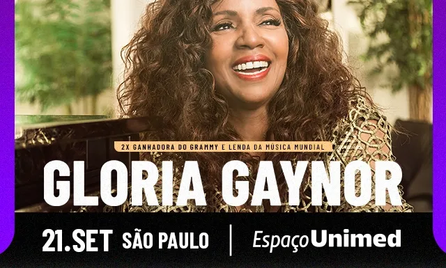 Gloria Gaynor, a poderosa voz de "I Will Survive", retorna ao Brasil após 12 anos com um show emocionante no Espaço Unimed