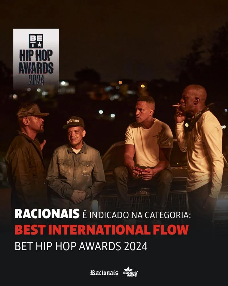 Racionais MC's é indicado ao BET Hip Hop Awards