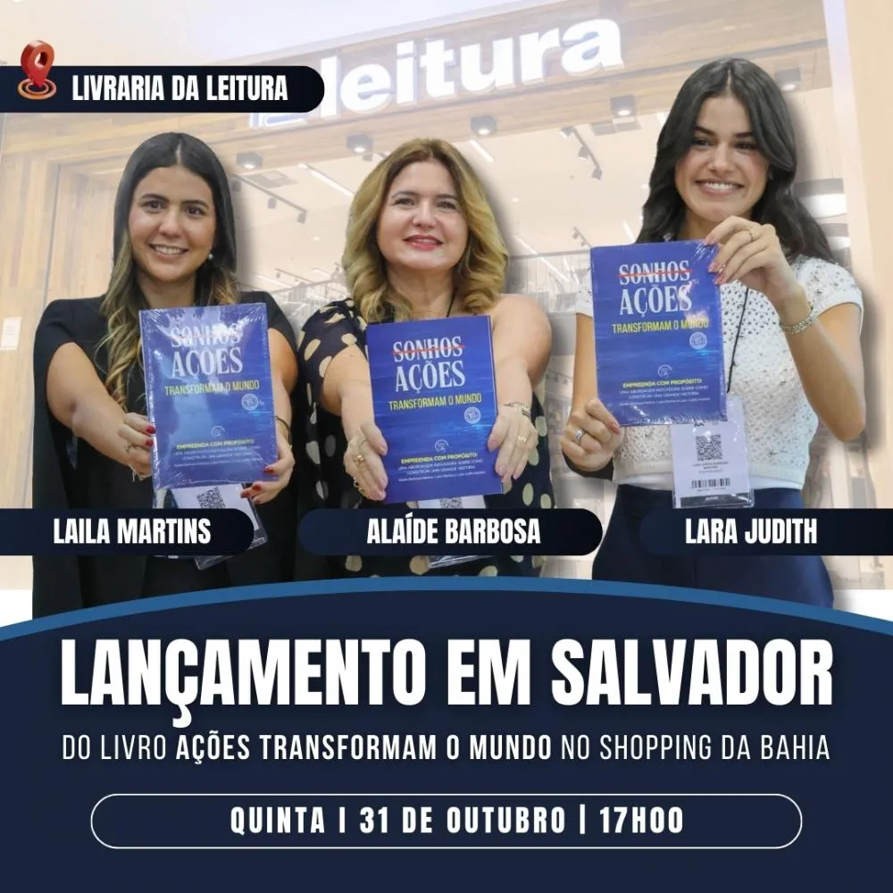 Salvador recebe lançamento de livro best seller sobre empreendedorismo e inovação