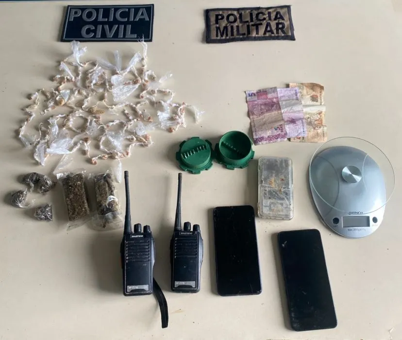 Operação conjunta das Polícias Civil e Militar é deflagrada no combate ao narcotráfico