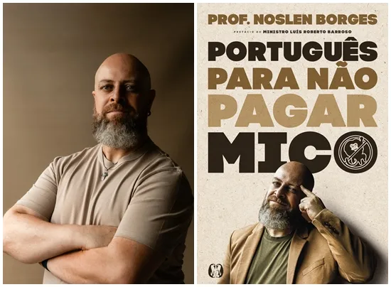 Fenômeno no YouTube, Prof. Noslen Borges lança primeiro livro para ensinar o Português de maneira simples