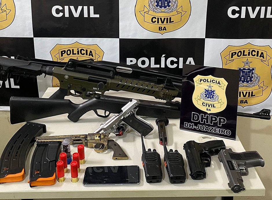 Suspeito de participação em oito homicídios é preso com armas e munições em Juazeiro
