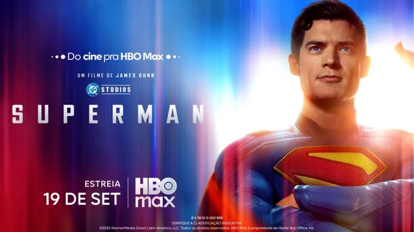 'Superman' estreia dia 19 de setembro na HBO Max