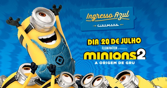 Ingresso Azul: 'Minions 2' em sessão para pessoas com Transtorno do Espectro Autista