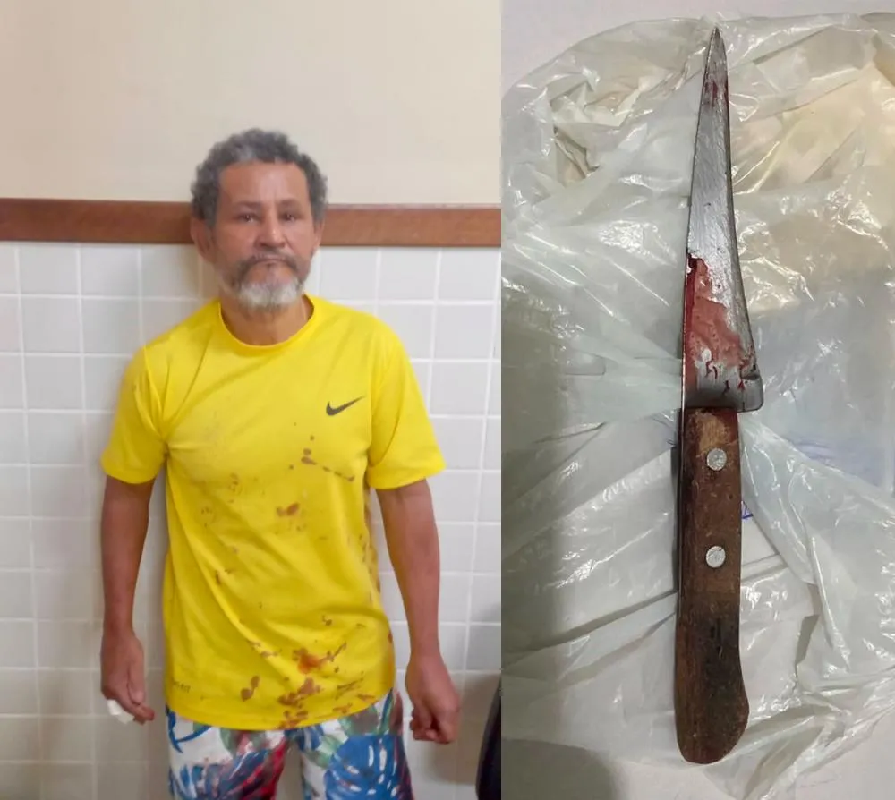 Ex-candidato a vereador tenta matar esposa com fogo e facadas em Mata de São João
