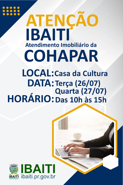 Foto: Reprodução/Prefeitura de Ibaiti - PR