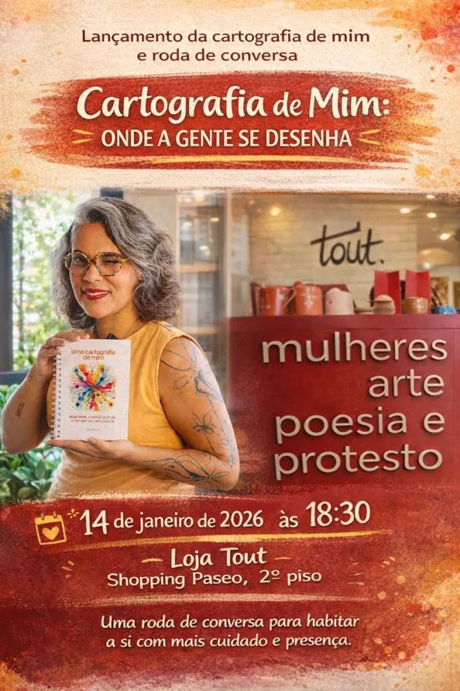 Psicóloga Kallila Barbosa lança caderno terapêutico “Cartografia de mim”, dia 14 de janeiro no Shopping Paseo Itaigara