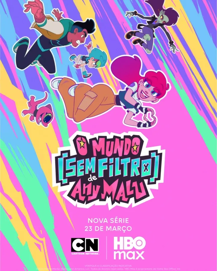HBO Max e Cartoon Network anunciam estreia de nova animação O Mundo [Sem Filtro] de Any Malu