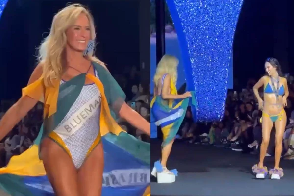'Garota de Ipanema': aos 82 anos, Helô Pinheiro brilha em desfile na Rio Fashion Week