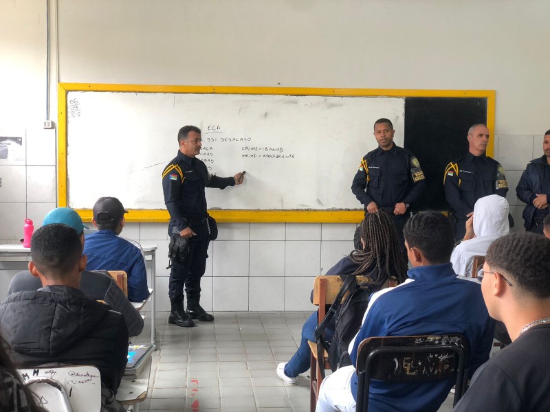 Grupamento da Ronda Escolar atua na segurança de 50 escolas do município