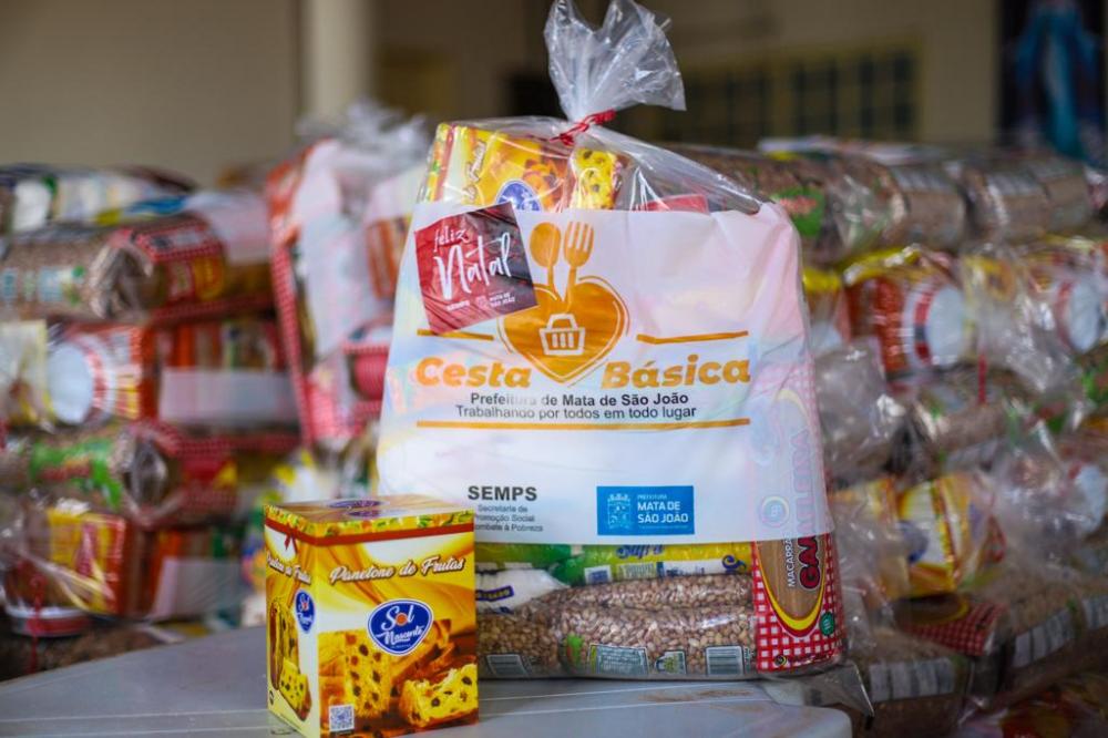 Cestas de Natal começam a ser entregues na quinta-feira (15)
