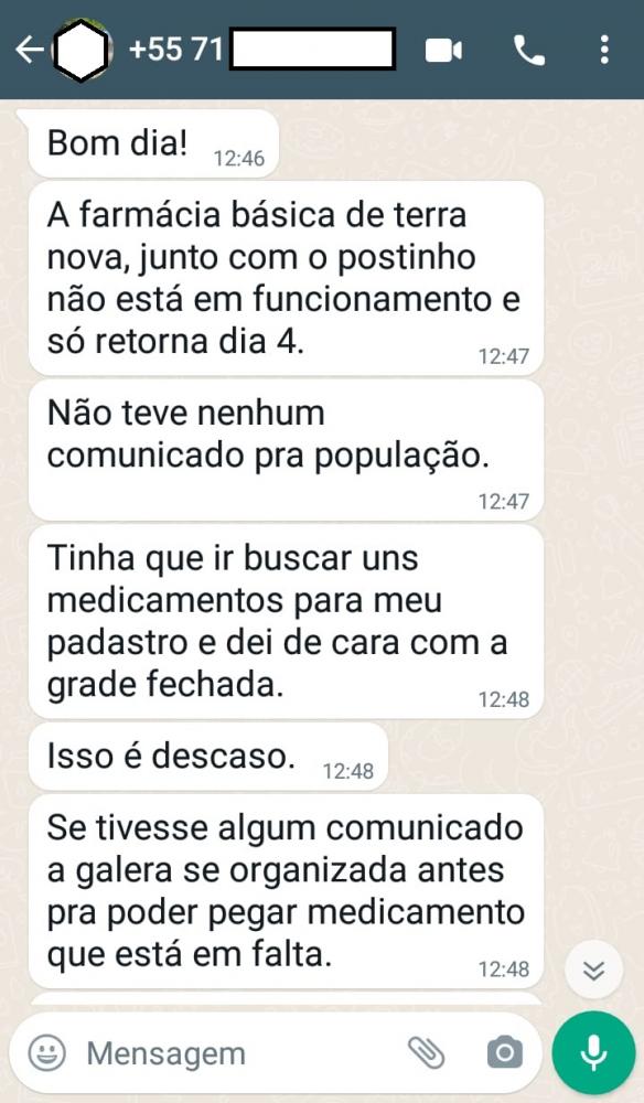Terra Nova: Usuários do sistema municipal de saúde reclamam da falta de informações