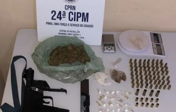 Jacobina: Em 48h, três submetralhadoras são apreendidas pela PM na região da Bacia do Jacuípe