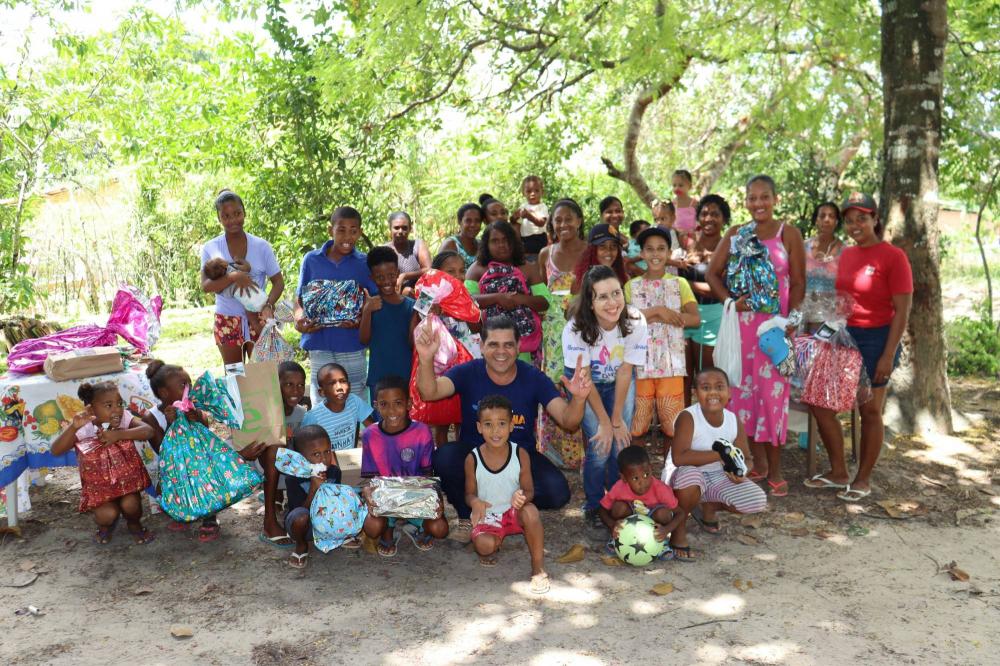 Bracell e colaboradores promovem ações voluntárias e de ajuda humanitária em comunidades na Bahia