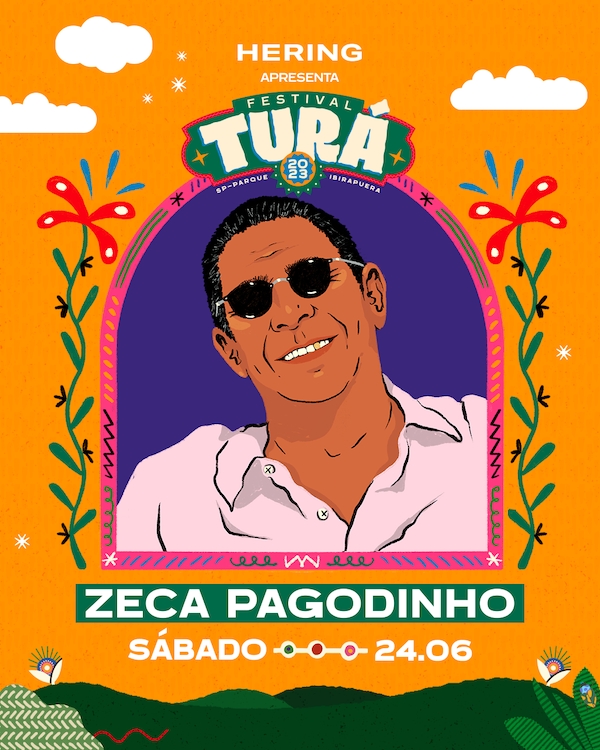 Turá anuncia Zeca Pagodinho como primeira atração da sua segunda edição