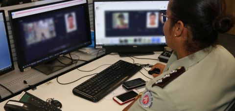 Reconhecimento facial auxilia na captura de 79 foragidos no carnaval