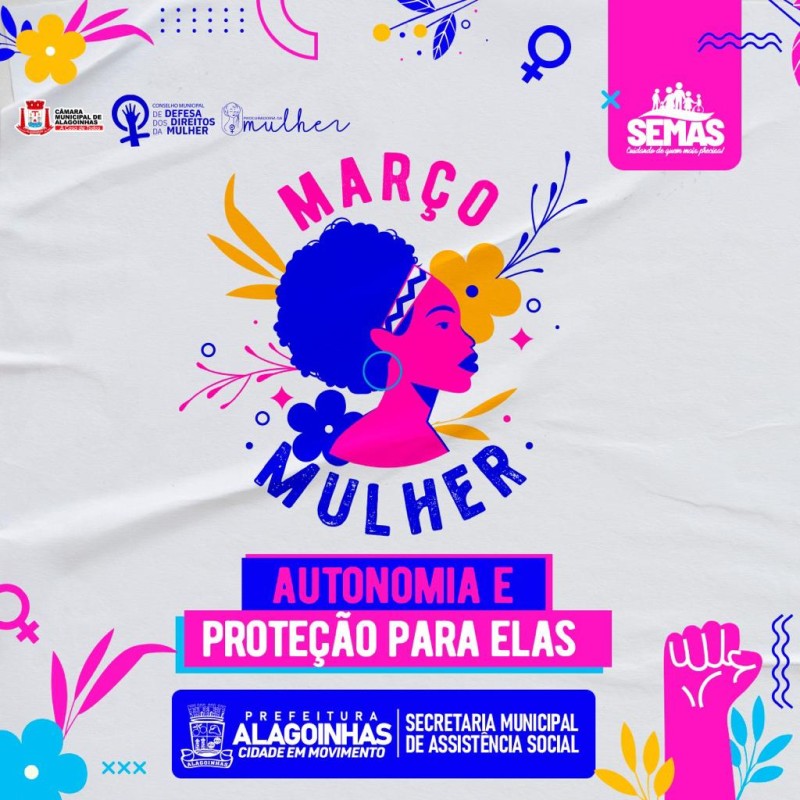 Março Mulher começa na segunda (06) com coletiva de imprensa na Casa Legislativa