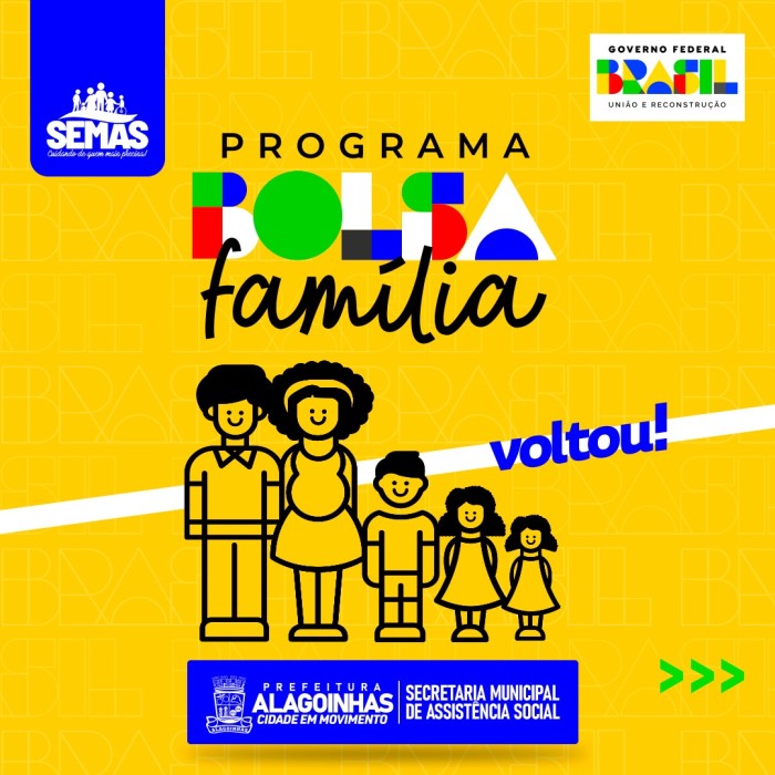 SEMAS divulga lista de contemplados no Bolsa Família