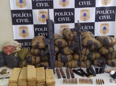 Operação apreende 40 quilos de maconha escondidos em piscina em construção