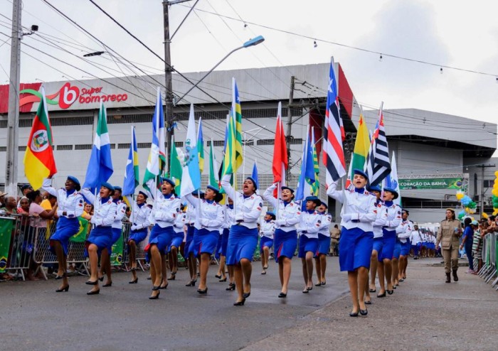Ruas de Candeias serão interditadas para Desfile Cívico de 7 de setembro